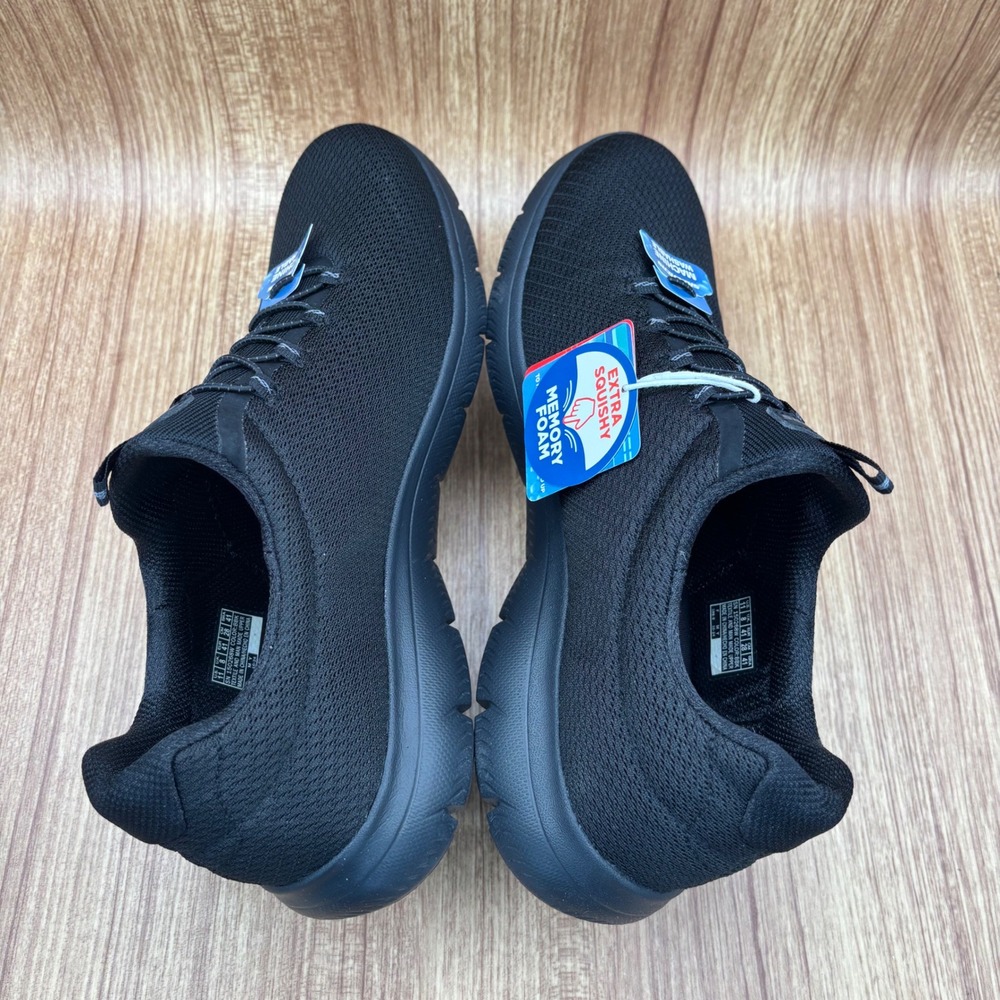 Skechers Summit Summer Blush Women 11 Black Wide Fit Memory Foam 150268W/BBK NEW - Picture 5 of 8